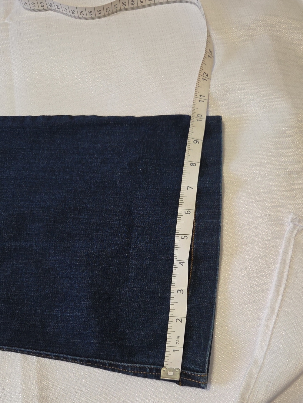 SPANX Women's Dark Blue Wide Leg Jeans - Picture 7 of 7